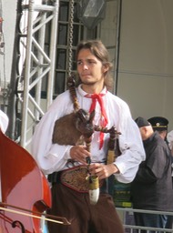a Czech bagpipe