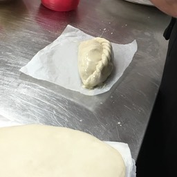 a finished Cornish Pasty
