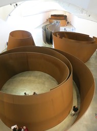 a maze in the Guggenheim