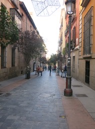 a pleasant Madrid street