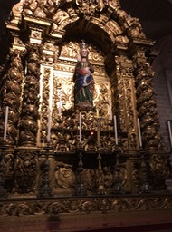 a pregnant Mary, Evora Cathedral