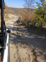 another road; dirt and rocks in this park