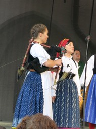 another view of a Czech bagpipe