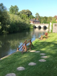 behind our our hotel in Salisbury