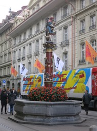 Bern's 16th century fountains; they have 11