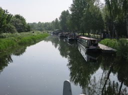 canal boats at Falkirk