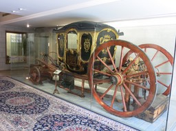 carriage from late 17th century, in our hotel