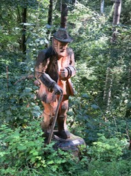 carving from fallen tree