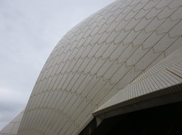 close up of Opera House tile roof