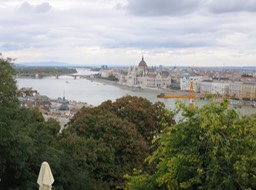 Danube River from the Buda Palace