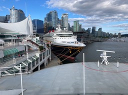 docked in Vancouver