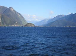 Doubtful Sound from the Tasman  Sea