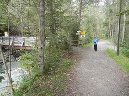 our hike from Chamonix to Les Praz along the Arve