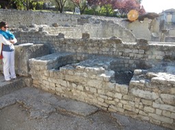 kitchen in Roman ruins - Vaison