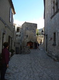 typical Les Baux street
