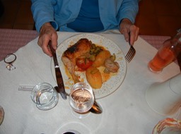 one dinner main, Les Passiflores