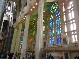 interior of Sagrada Familia