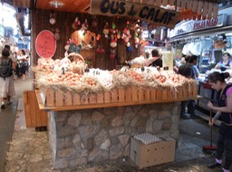 eggs in La Boqueria Market