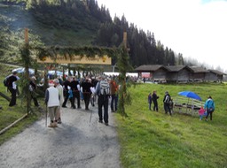 entrance to "Chasteilet" at Magisalp