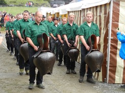 bell troop at Chasteilet; not very musical but very loud