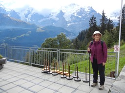 start of "Grandfather's walk" at Grutschalp (4,875 ft)
