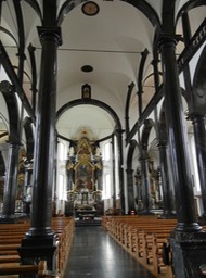 quite different church interior