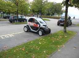 way to park if you have a small car!
