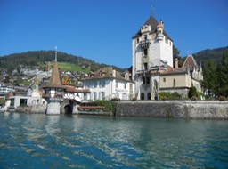 scene from Thunersee boat