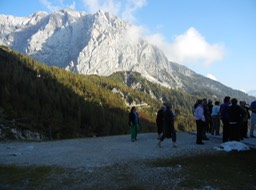 nice spot for a tour group toast!