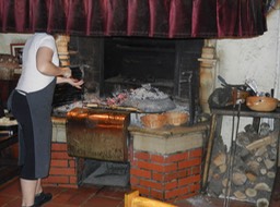 that is the chef cooking our dinner!