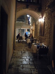 pleasant dinner spot on Korcula