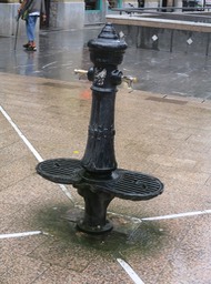 fountain in San Sebastian