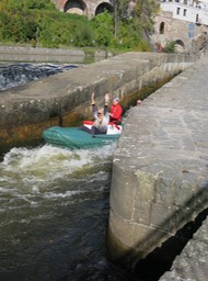 how you get past the spillway