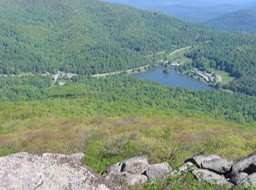 Lodge from Sharp Top Mtn.