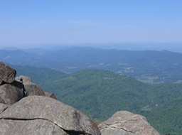 view from Sharp Top Mtn.