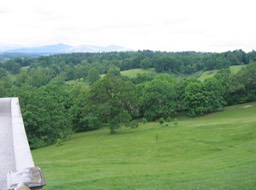 Biltmore grounds from the house