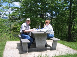 one of many picnics we had