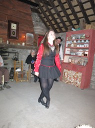 dancer at Molly Gallivan's evening