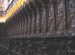 Mezquita - carved choir