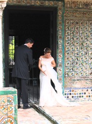 Wedding pix at Alcazar