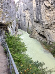 Aareschlucht (Aare Gorge); 1400 meter long gorge cut by the Aare river