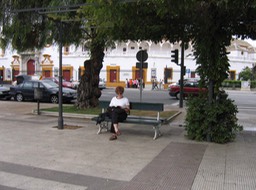 Barb resting her feet