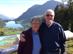 Russ with Marlias, our Lungern hostess