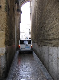driving in the old city