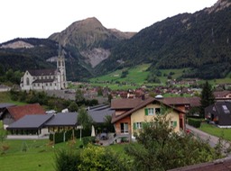 view out our living room window in Lungern