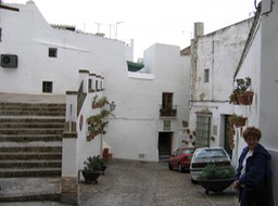 the street down from old city