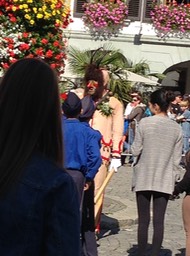 a character at the celebration
