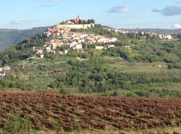 Motovun, Croatia - our home for two nights