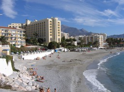 Nerja beach