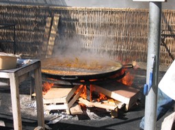 cooking Paella